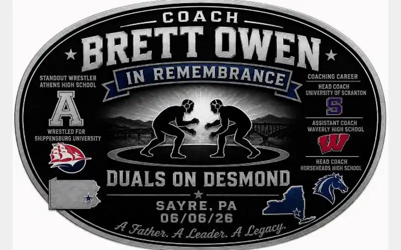 Community mourning loss of local business owner, wrestling coach Brett Owen
