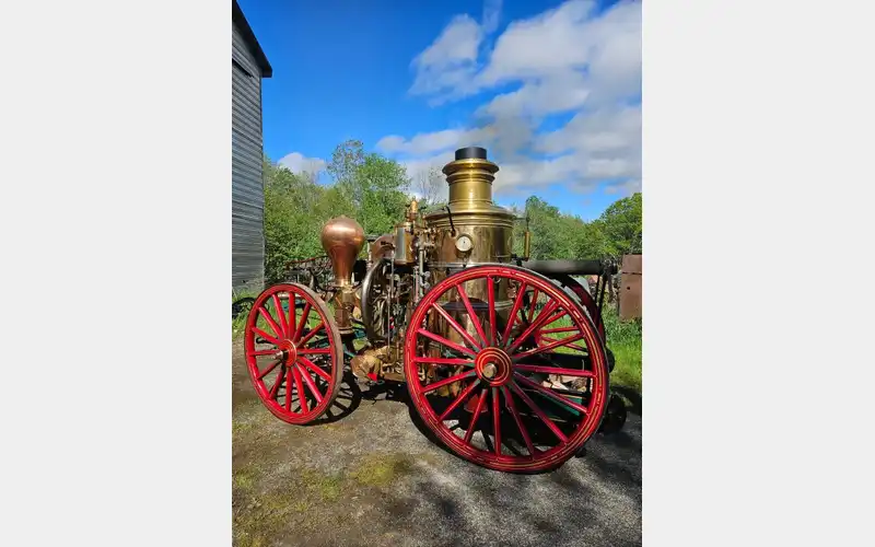 1866 steam engine back home in Owego