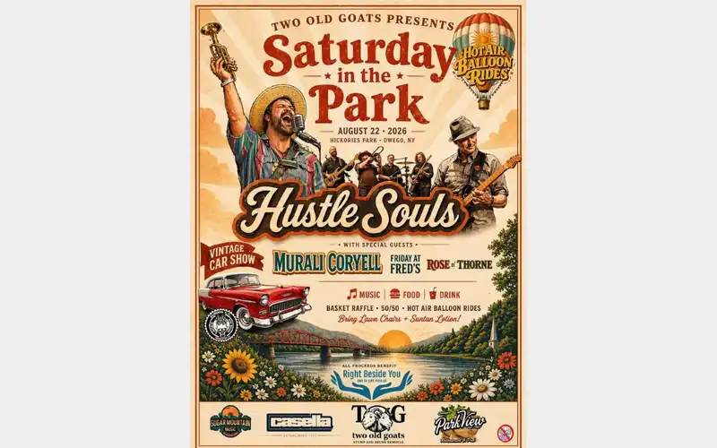 Saturday in the Park set for August in Owego