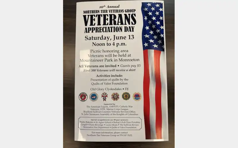 Northern Tier Veterans Group to host annual picnic this weekend