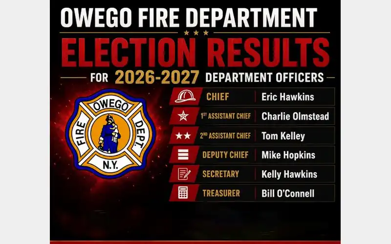Owego Fire Department holds election
