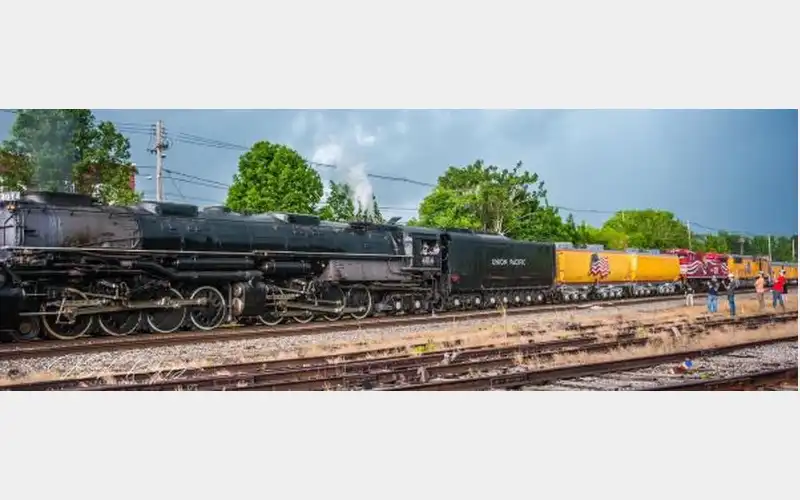 Union Pacific Big Boy steam train rolls into Twin Tiers