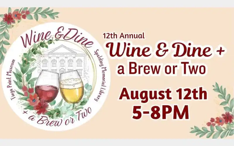 Wine and Dine – Plus a Brew or Two set for tonight in Athens