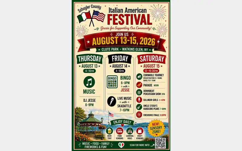 Watkins Glen Italian American Festival kicks off today