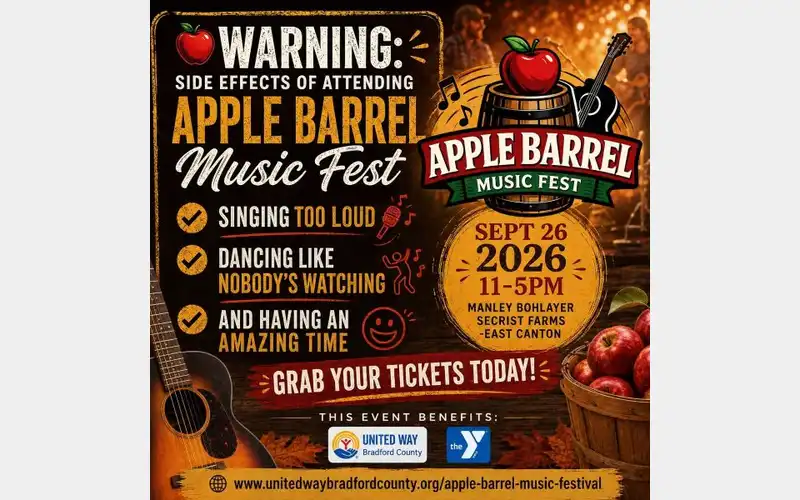 United Way, YMCA to host Apple Barrel Music Fest next month