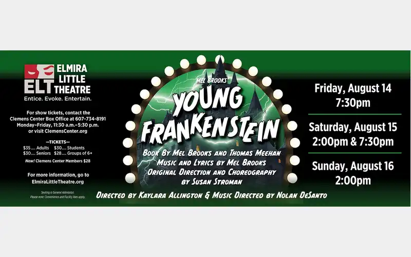 Elmira Little Theatre to present Young Frankenstein this weekend