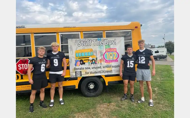 Choice 102 to kick off Stuff the Bus campaign on Friday